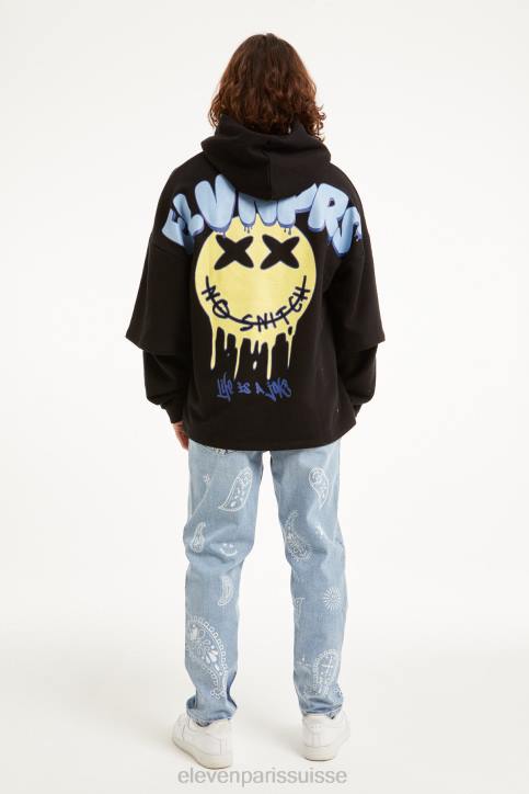 Eleven Paris lobélie noire Hommes F6Z282 vêtements