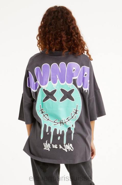 Eleven Paris Lutti noir délavé Hommes F6Z229 vêtements