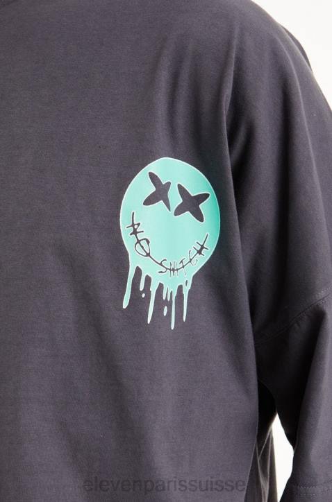 Eleven Paris Lutti noir délavé Hommes F6Z229 vêtements