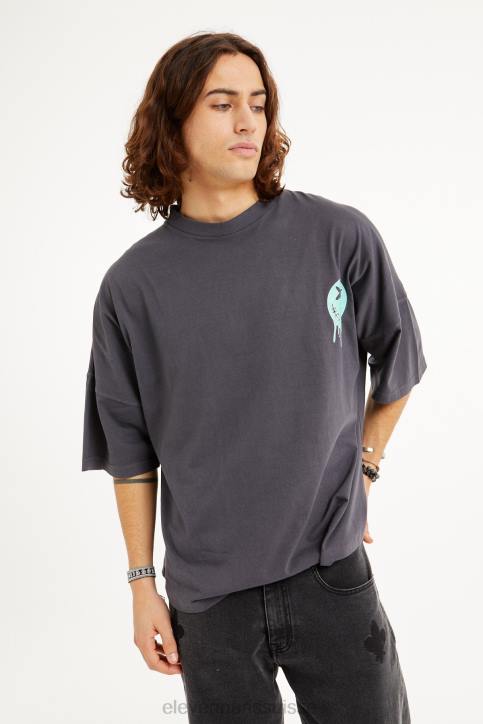 Eleven Paris Lutti noir délavé Hommes F6Z229 vêtements