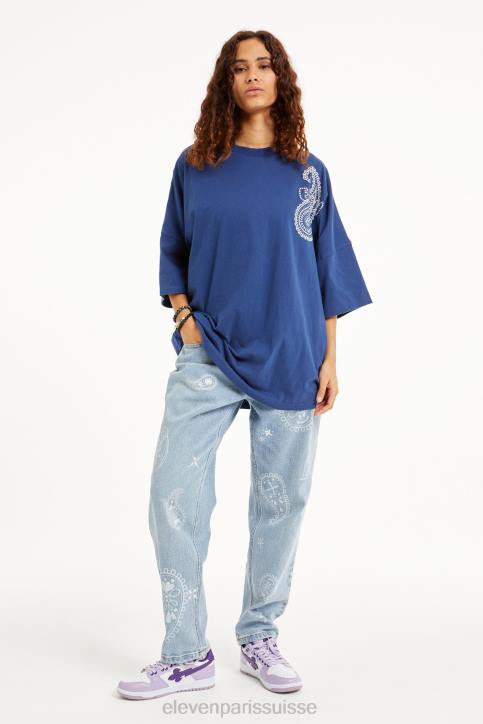 Eleven Paris leven bleu Hommes F6Z24 vêtements