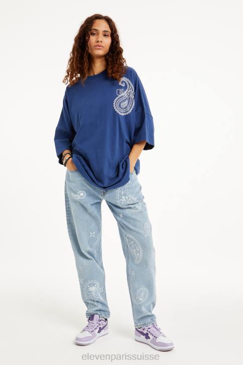 Eleven Paris leven bleu Hommes F6Z24 vêtements