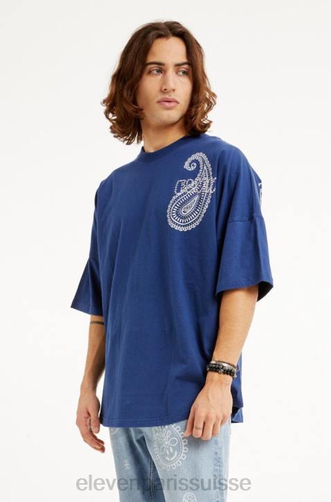 Eleven Paris leven bleu Hommes F6Z24 vêtements