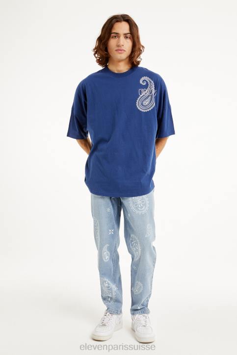 Eleven Paris leven bleu Hommes F6Z24 vêtements